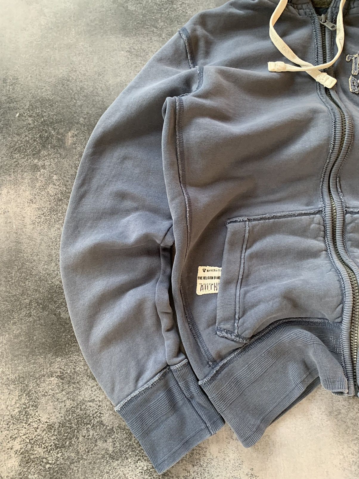 True Religion Vintage True Religion Coll Faded Hoodie Y2K Size US M / EU 48-50 / 2 - 2 Thumbnail