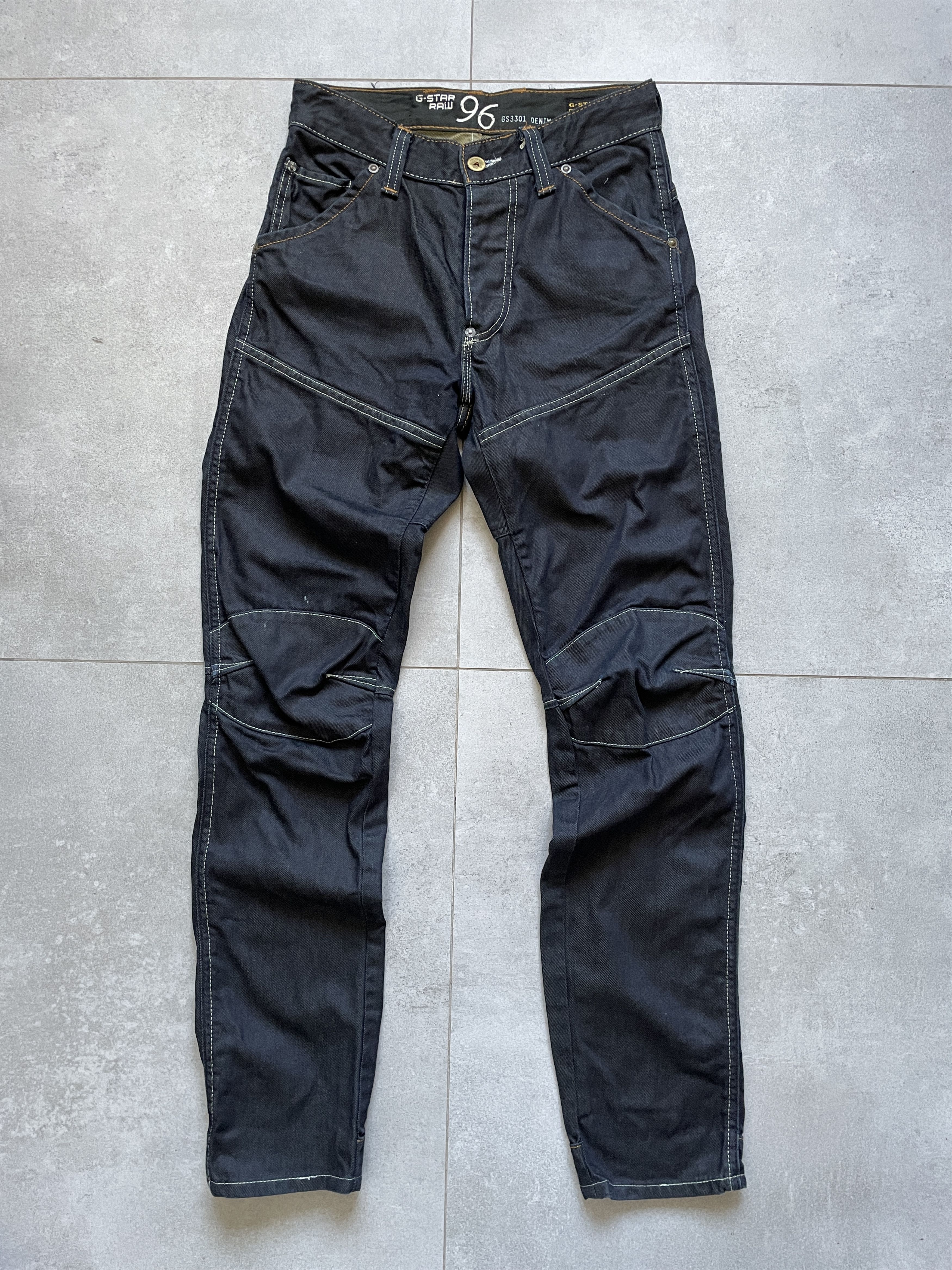 G-Star G-STAR GSTAR RAW DENIM STRAIGHT JEANS JAPANEESE Size US 29 - 1 Thumbnail
