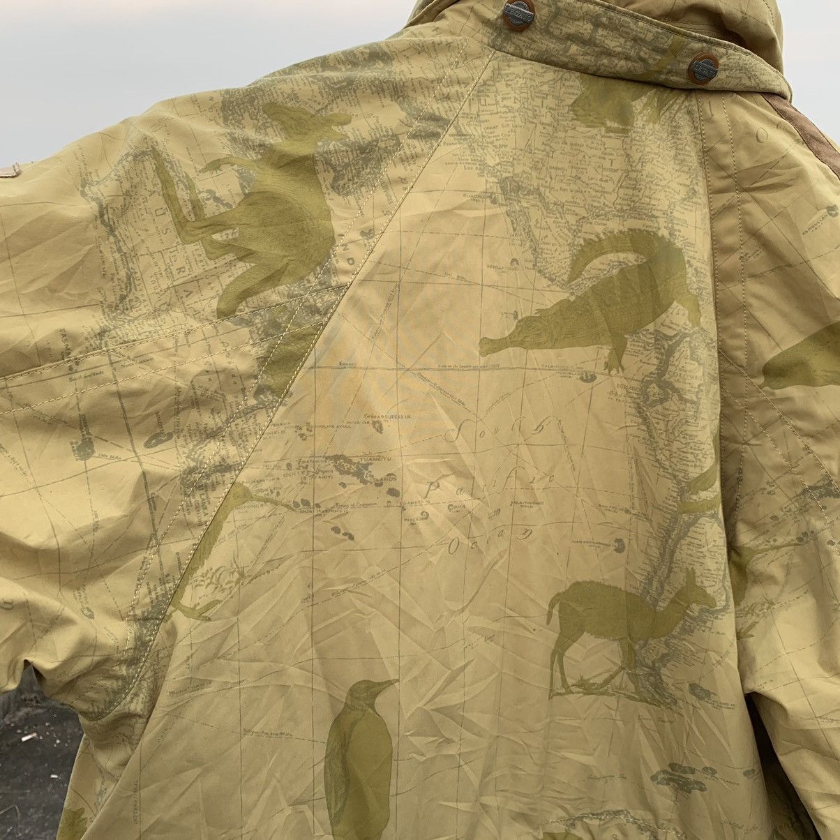 Vintage × Yamaha Vintage YAMAHA LEGATO MAP full art print ski jacket Size US M / EU 48-50 / 2 - 12 Thumbnail