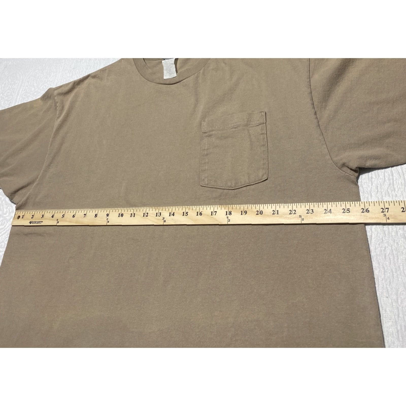 Carhartt Carhartt Shirt Mens XL Brown Chest Pocket Heavyweight Workwear Tee Size US XL / EU 56 / 4 - 4 Thumbnail