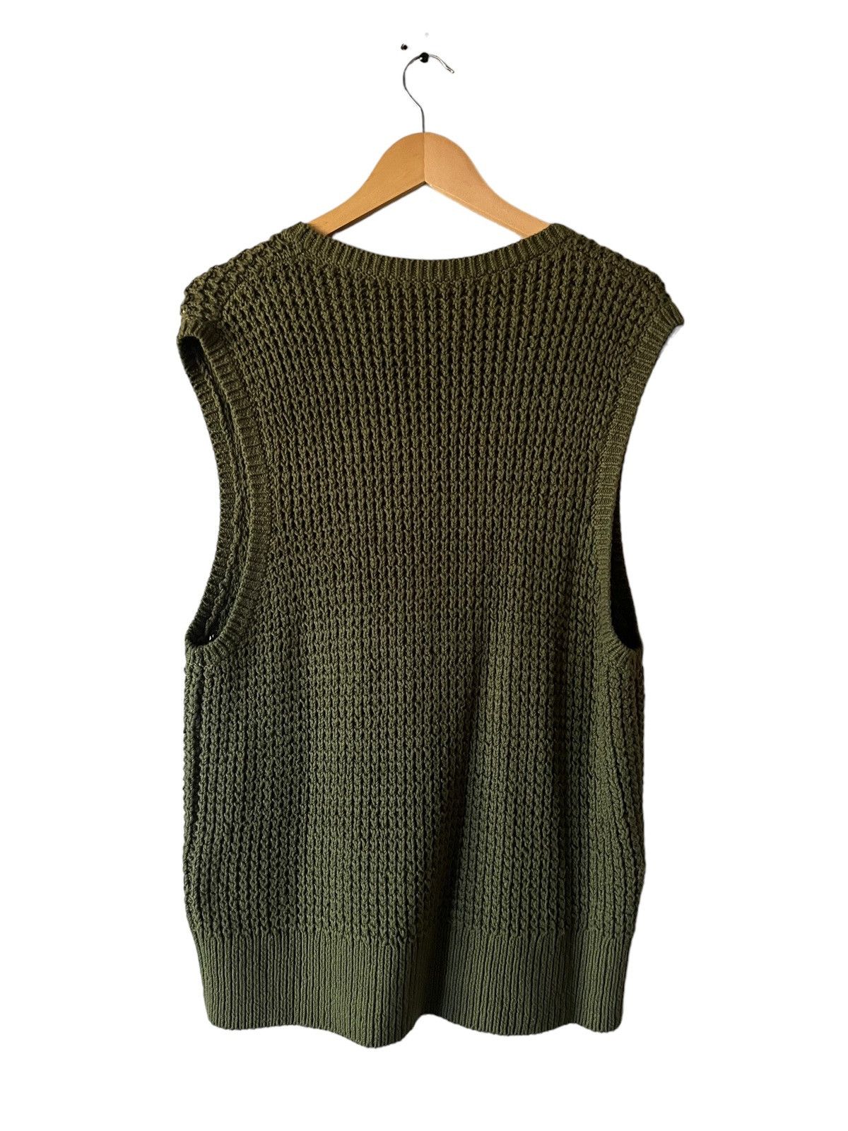 Aime Leon Dore Aime Leon Dore Waffle V Neck Sweater L Size US L / EU 52-54 / 3 - 2 Thumbnail