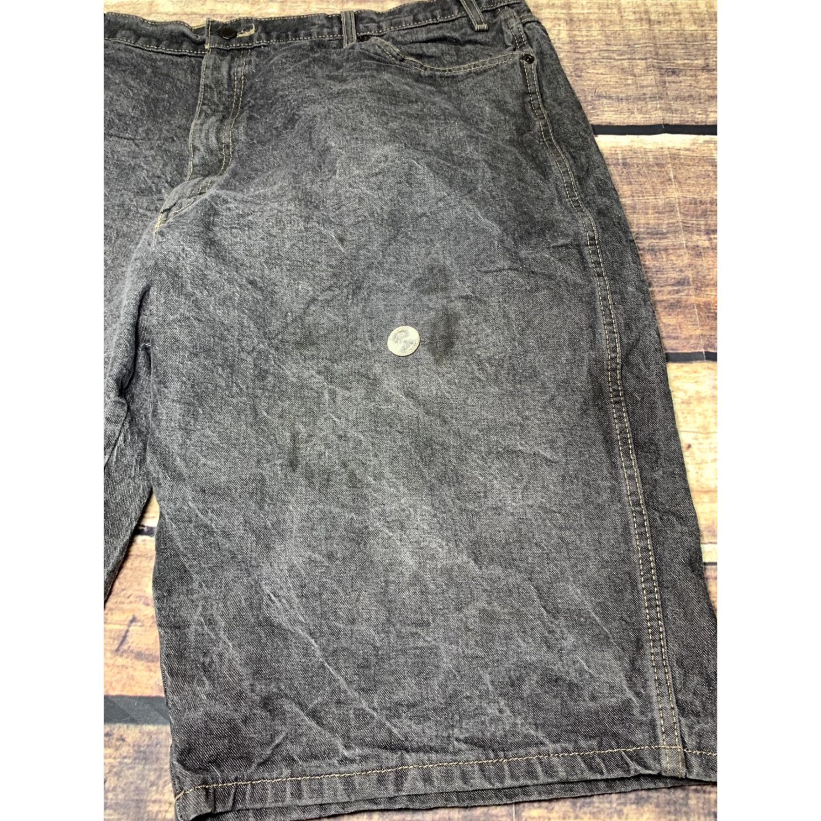 Dickies Dickies Denim Work Shorts Size 42 Loose Fit ER305BK Black Tool Pockets Mens Shorts Navy? Size US 42 / EU 58 - 2 Thumbnail