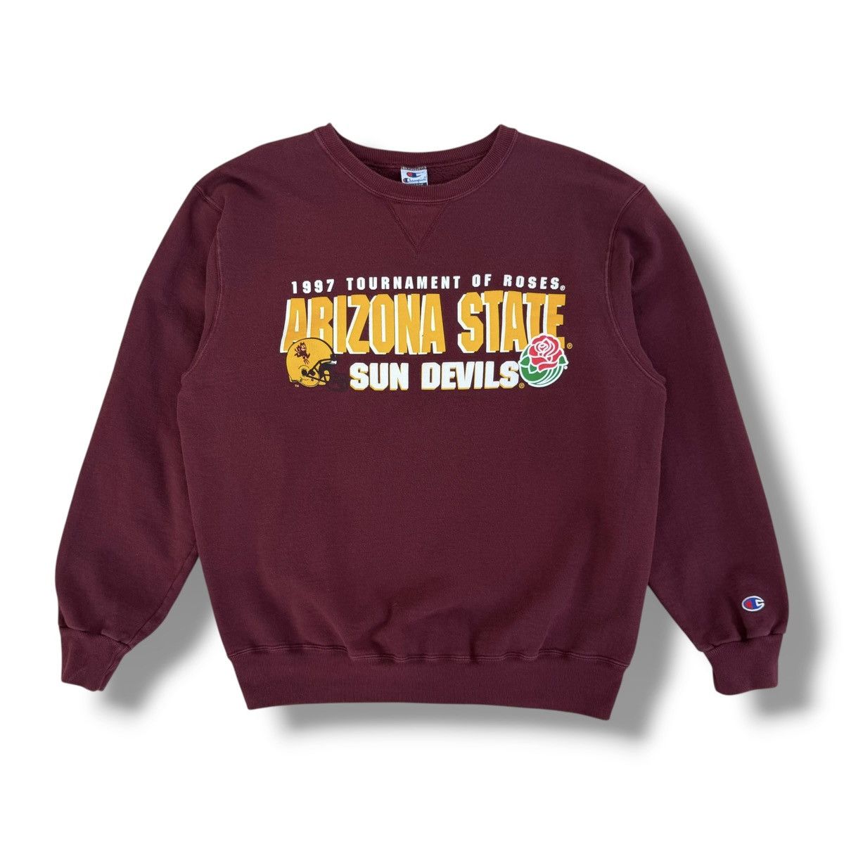 Champion Vintage Champion 1997 Rose Bowl Arizona State Sweatshirt XL Size US XL / EU 56 / 4 - 1 Thumbnail