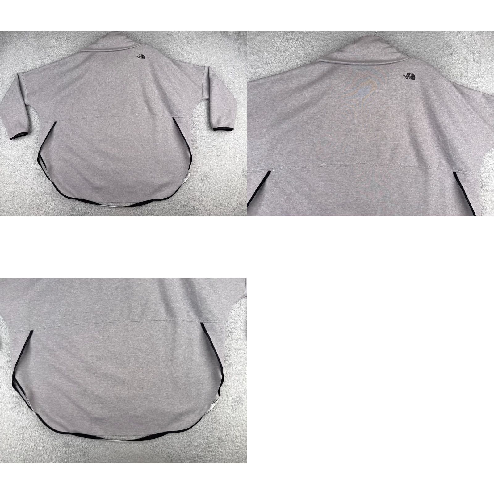 The North Face The North Face Sweater Womens L - Regular Fit Pullover Crew Neck Pockets Gray Jersey Cotton Blend Polyester Knit Knitwear Shirt Size L / US 10 / IT 46 - 9 Thumbnail