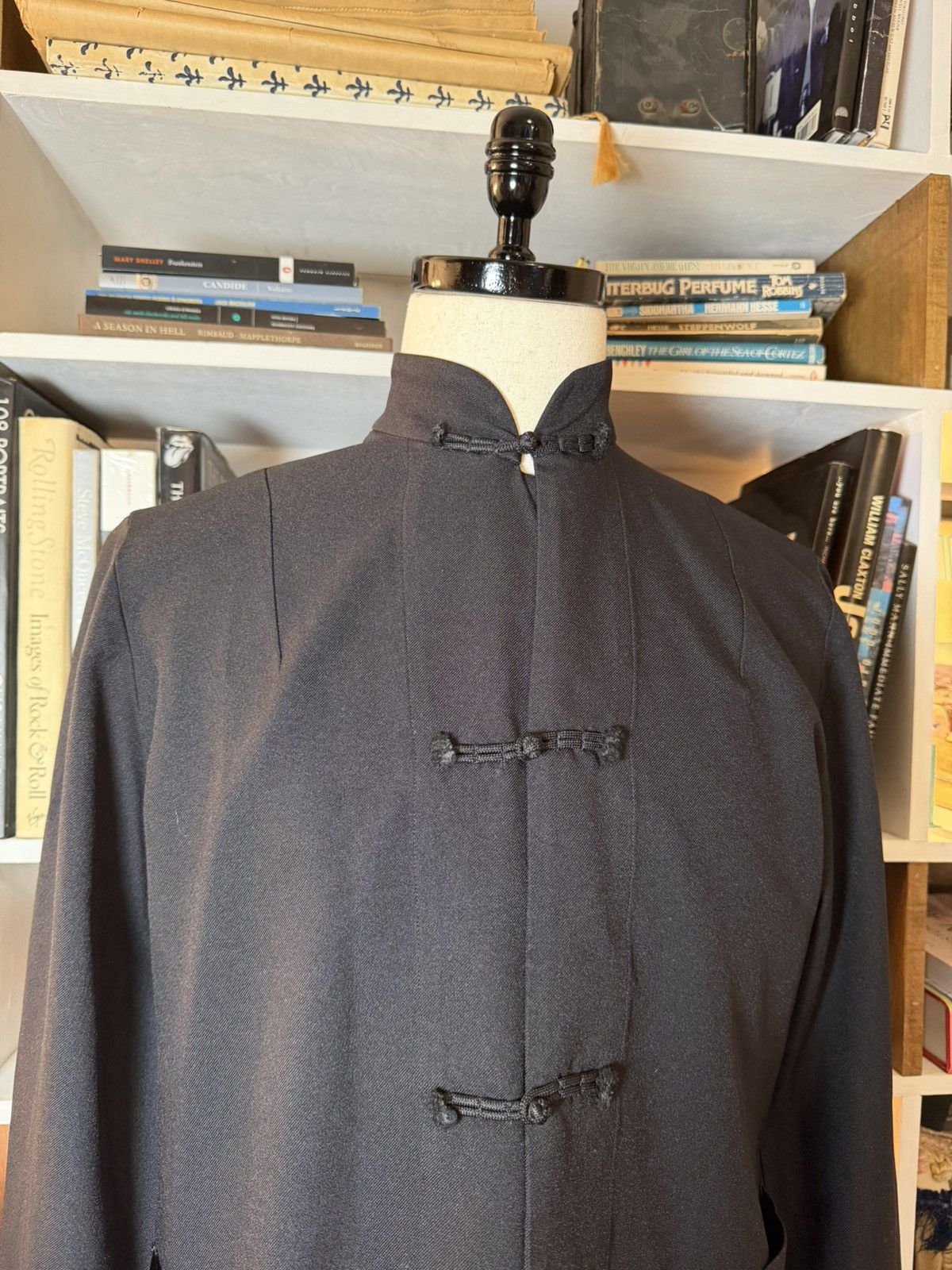 Comme des Garcons Black Comme Des Garcons Stand collar China button jacket Size US L / EU 52-54 / 3 - 2 Thumbnail