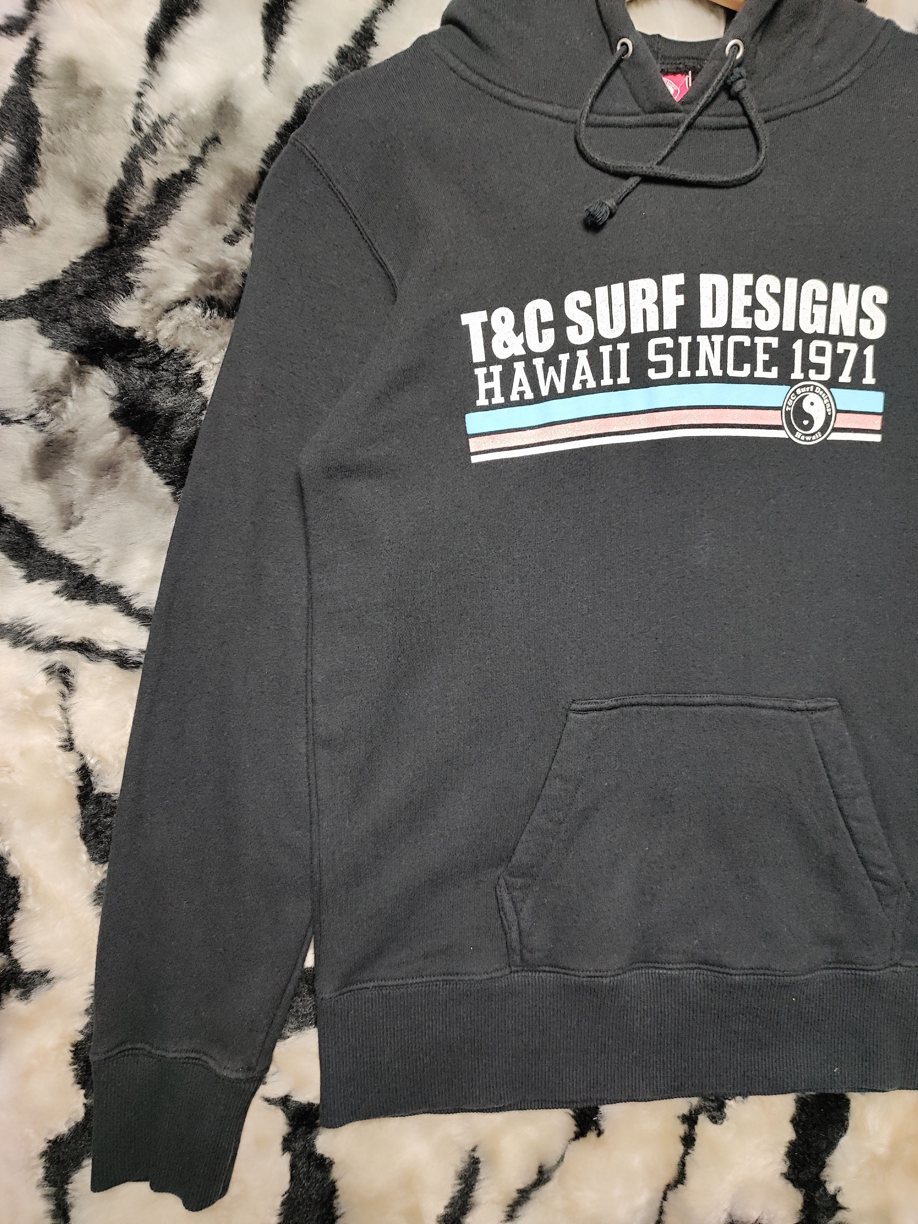 Vintage T&C SURF DESIGN HOODIE Size US S / EU 44-46 / 1 - 3 Thumbnail