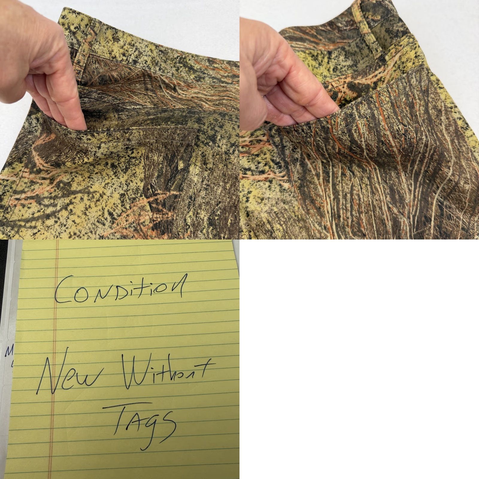 Vintage Mossy Oak Mens Pants 38x32 Green Brush Camo Chino Hunting Outdoor Workwear Size US 38 / EU 54 - 10 Thumbnail
