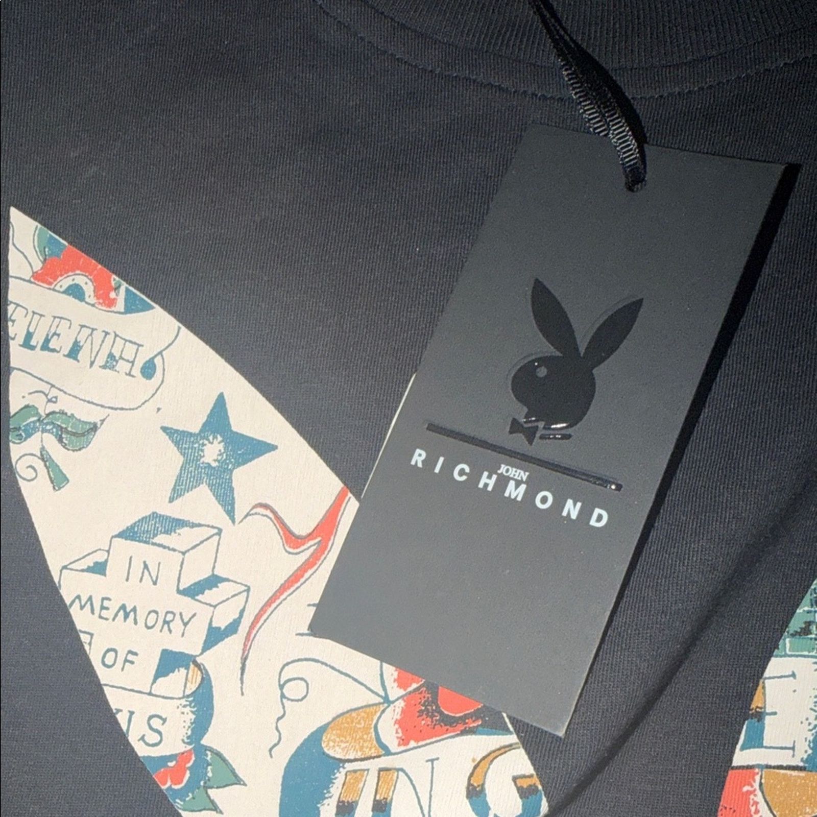 John Richmond NWT John Richmond x Playboy Graphic Short Sleeve Tee Size XL Size US XL / EU 56 / 4 - 3 Thumbnail