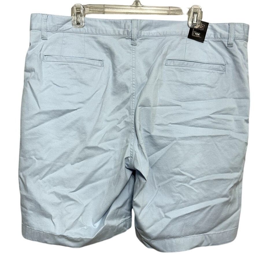 14th & Union 14th & Union Bermuda Shorts Flat Front Light Blue M 40W NWT Size US 40 / EU 56 - 5 Thumbnail