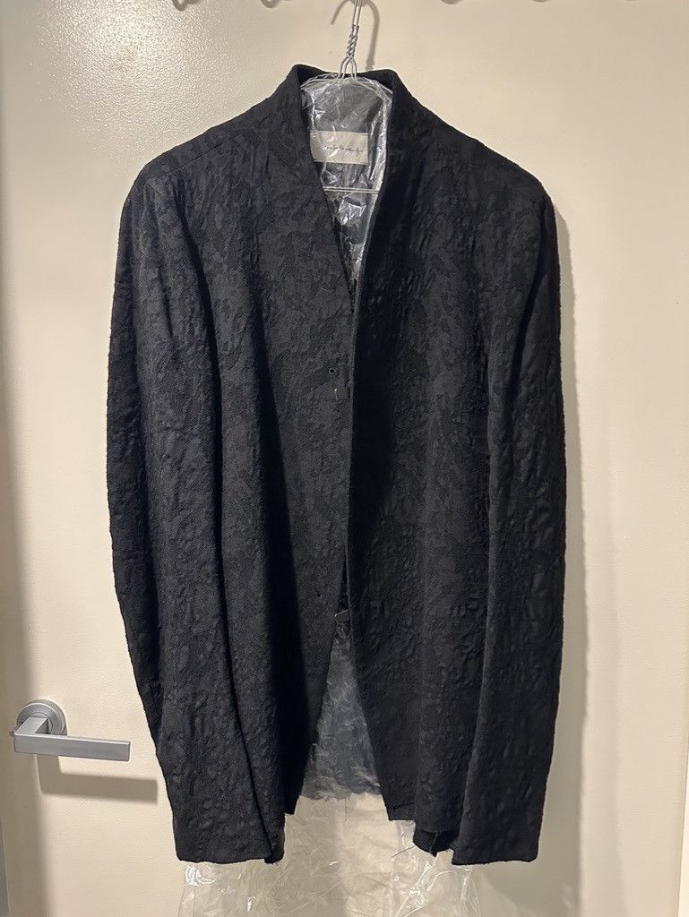 Song For The Mute Pin Square Textured Blazer Size 46S - 1 Thumbnail