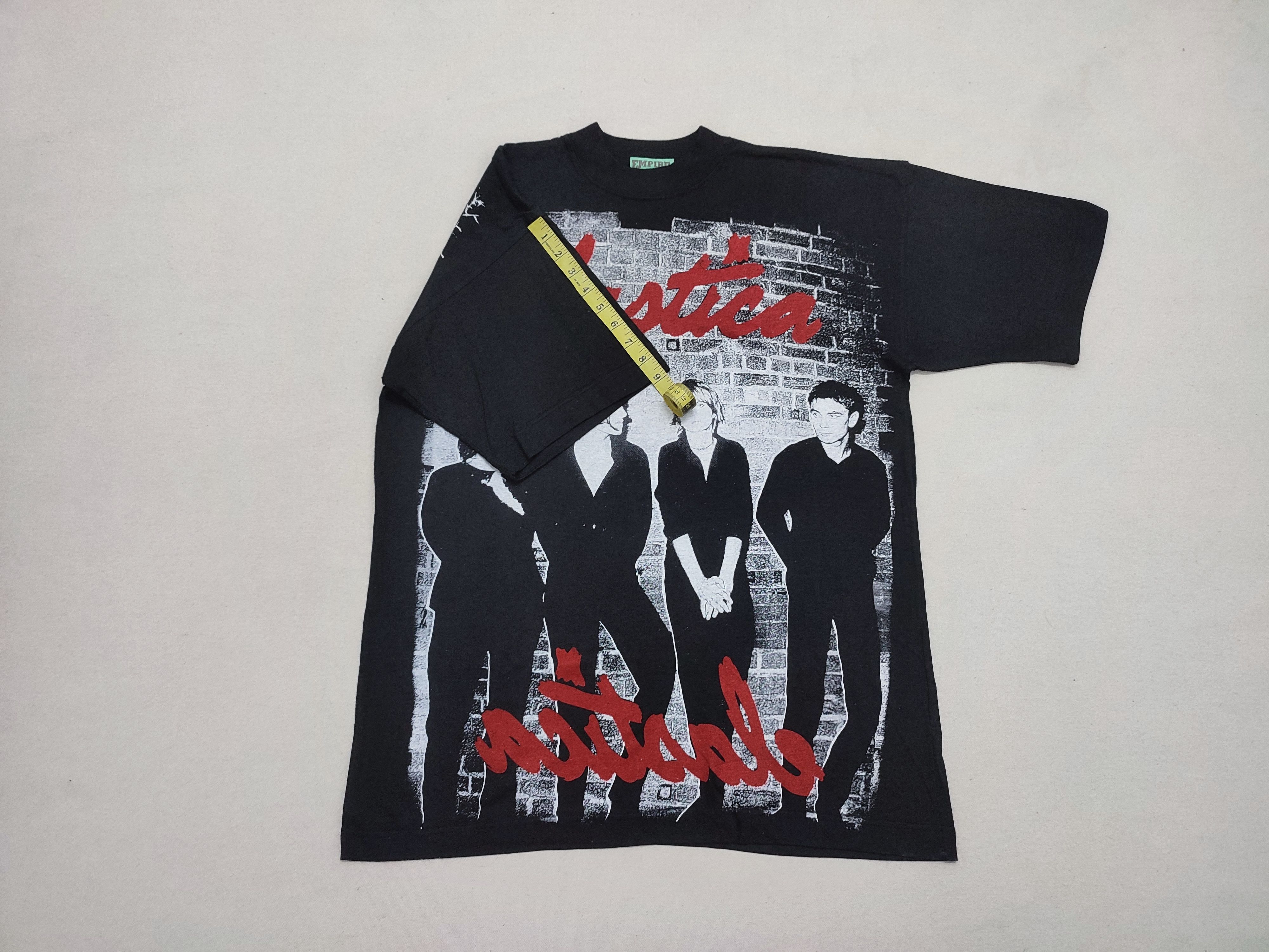 Vintage Nearly Deadstock True Vintage 1990s Elastica Overprint Tee Size US XL / EU 56 / 4 - 5 Thumbnail