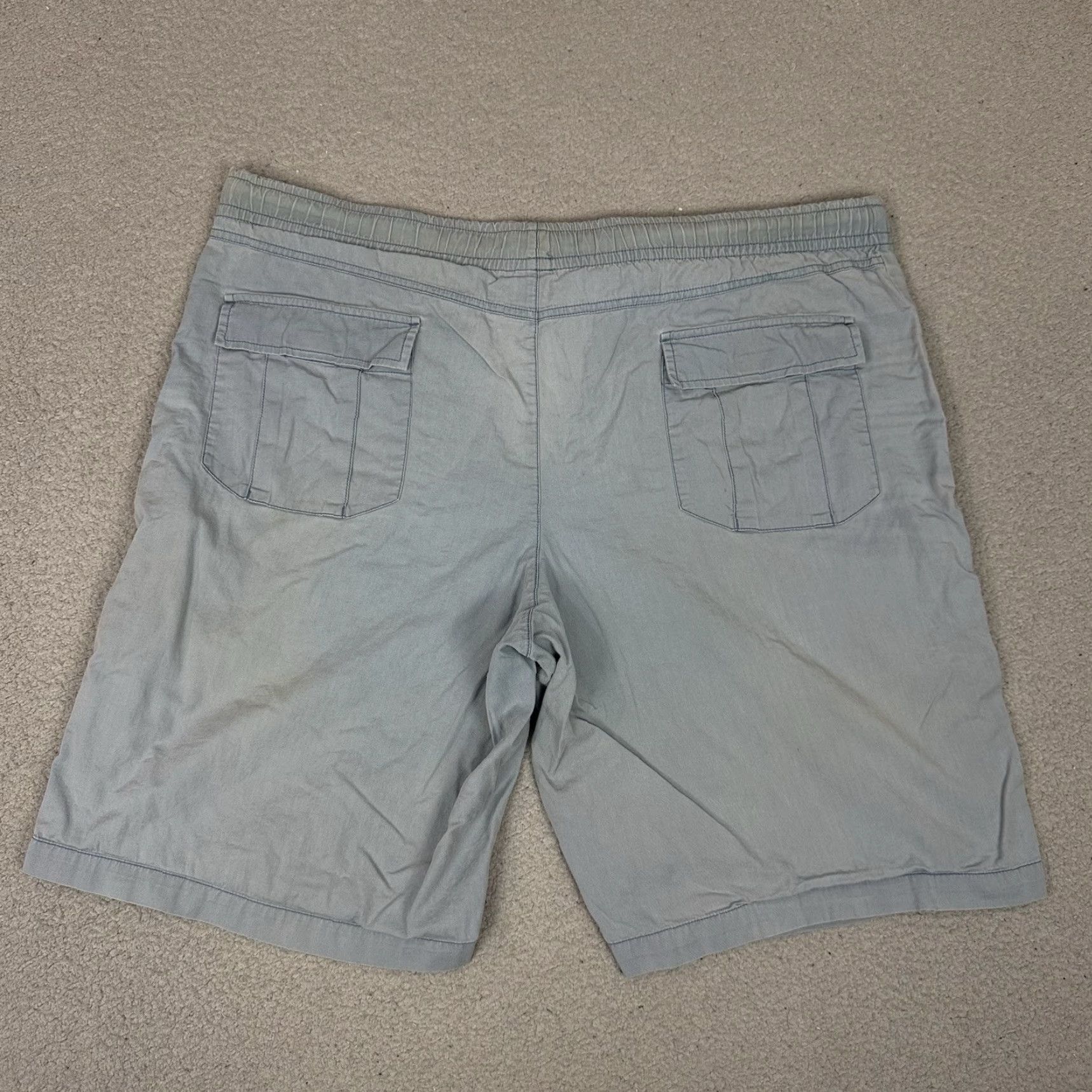 Nike VINTAGE Nike Shorts Mens XL Blue Embroidered Distressed Swoosh Rare Vtg Casual Size US 36 / EU 52 - 7 Thumbnail