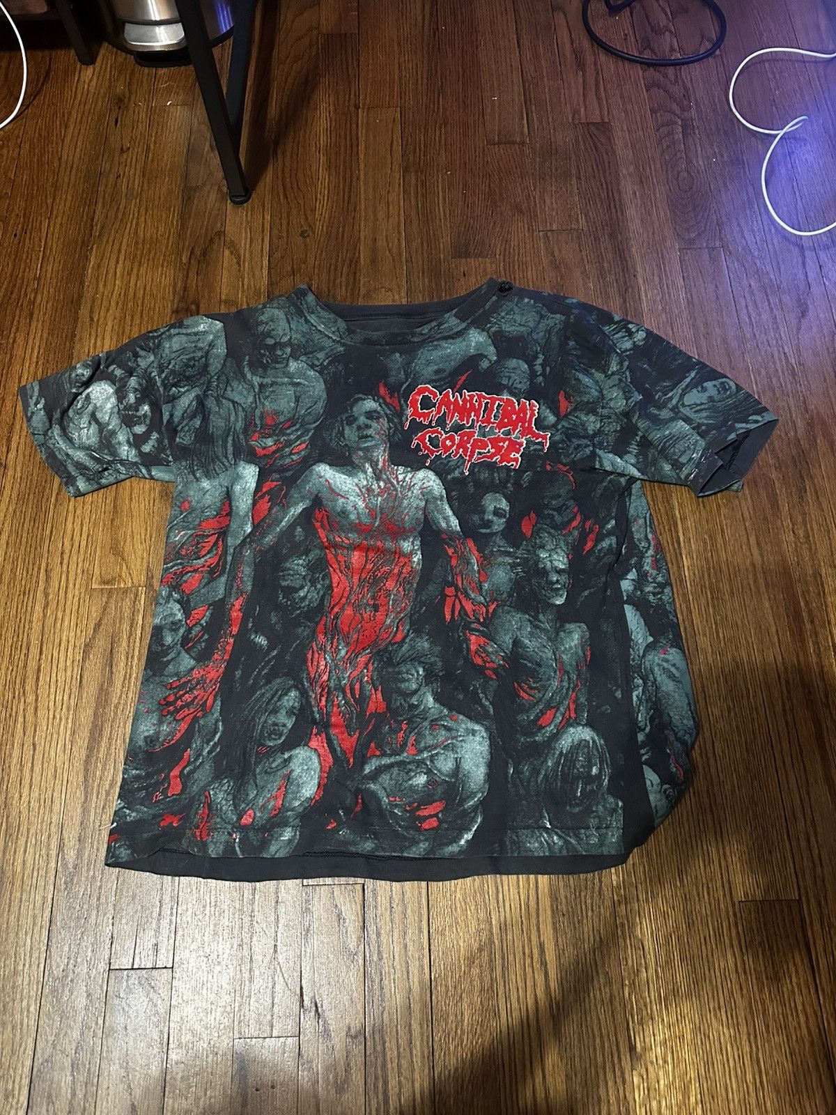 Other Cannibal Corpse Euro Tour All-Over Print T-Shirt Size US XL / EU 56 / 4 - 1 Thumbnail