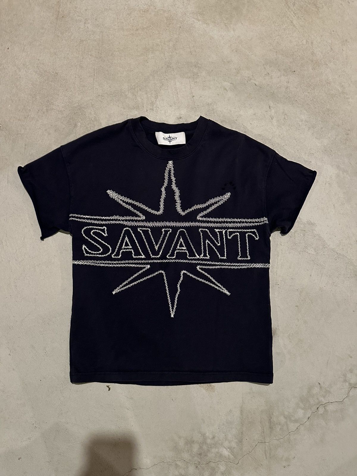 Vintage ‘Savant’ Star Faded Tee Size US M / EU 48-50 / 2 - 1 Thumbnail