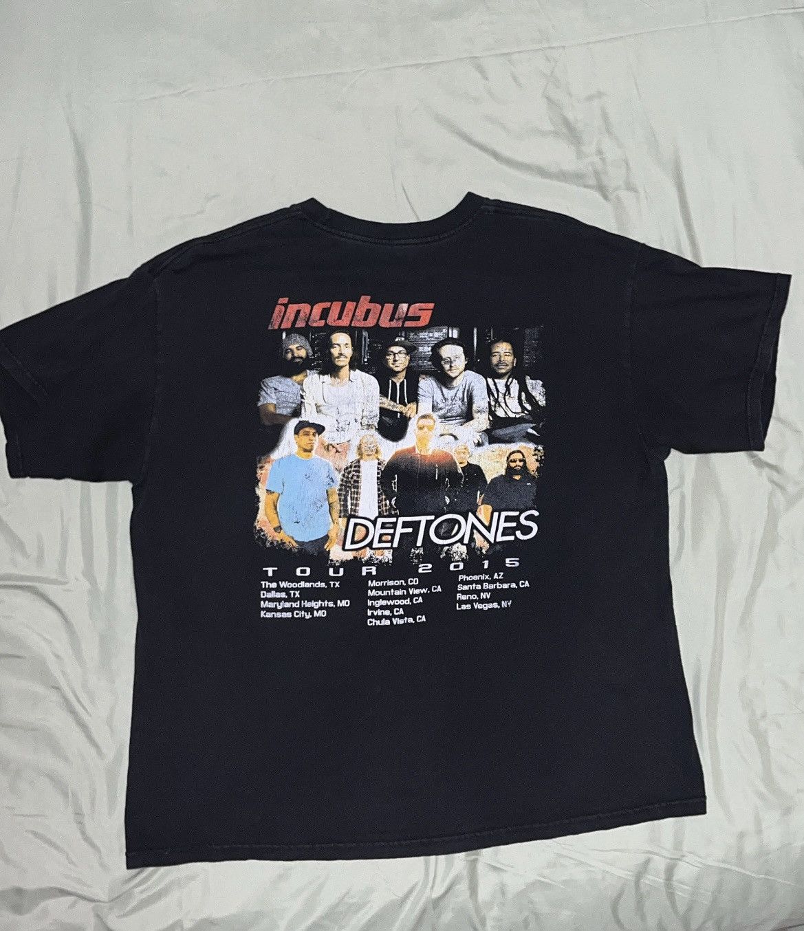 Vintage Vintage Deftones x Incubus Tour Shirt Size US M / EU 48-50 / 2 - 2 Thumbnail