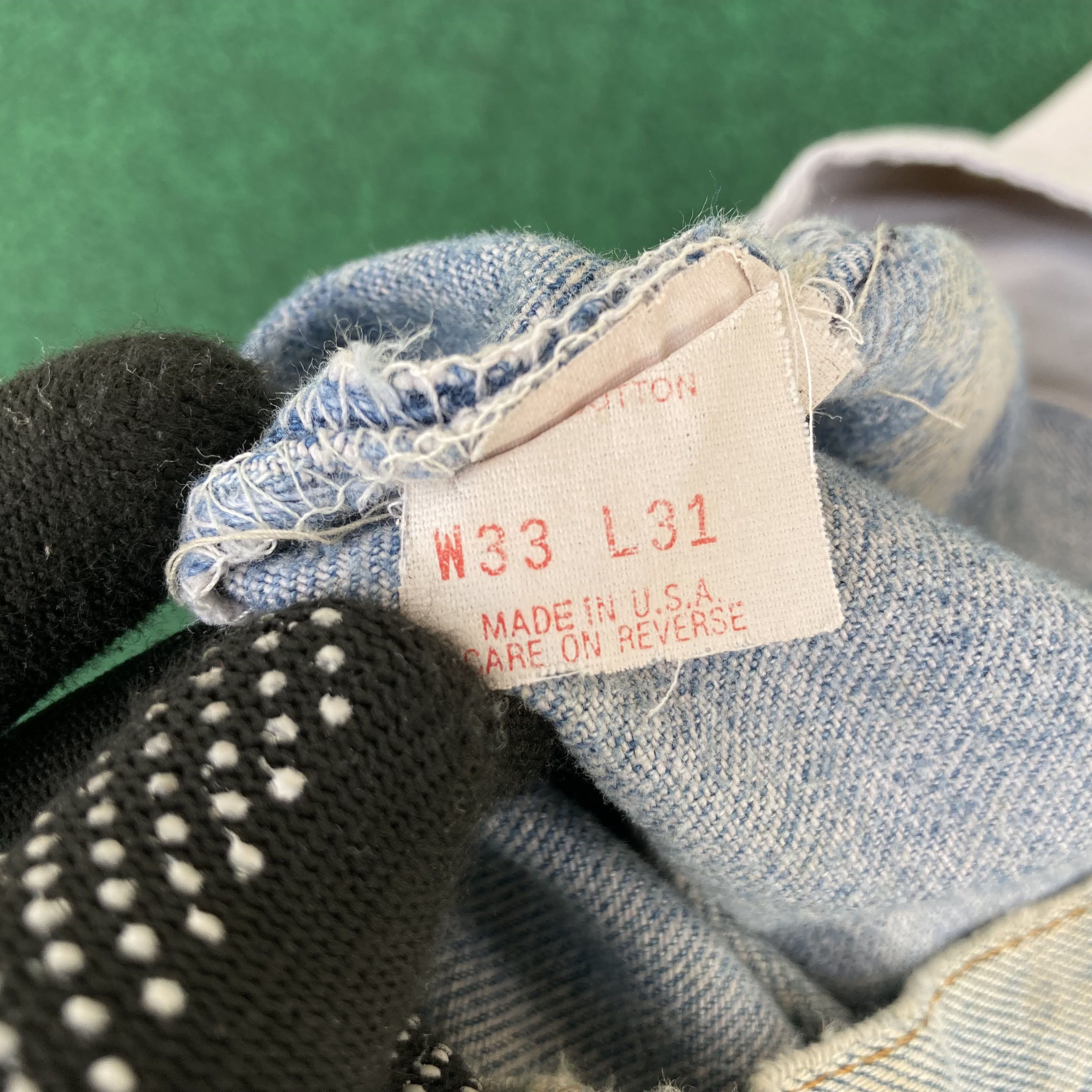 Levi's × Vintage Vtg Levis 501 Faded Stains Ripped Jeans Sz 31 Denim Jeans Size US 31 - 6 Thumbnail