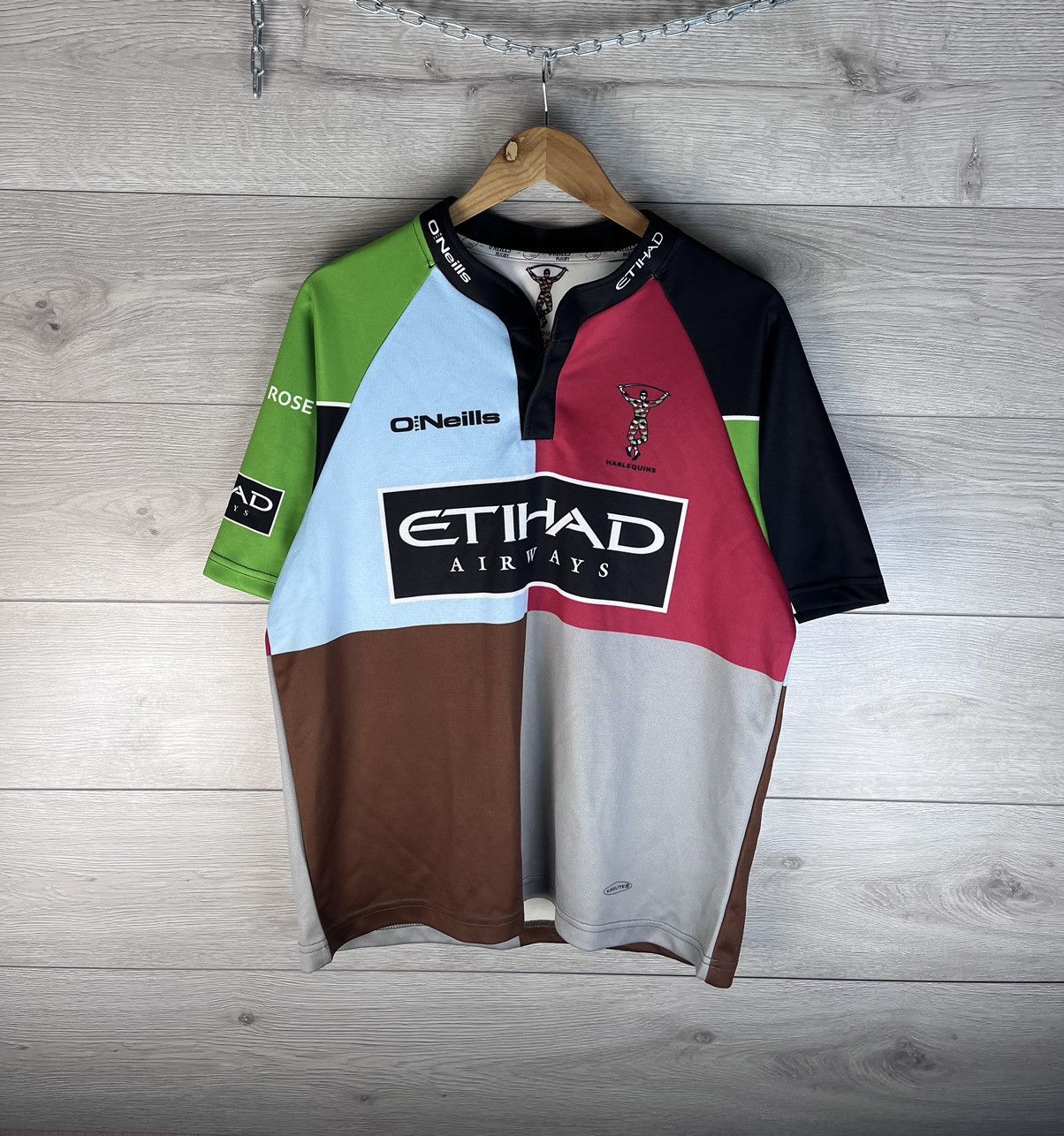 O'Neill Men's rugby jersey O'Neills size M Harlequins Size US M / EU 48-50 / 2 - 1 Thumbnail