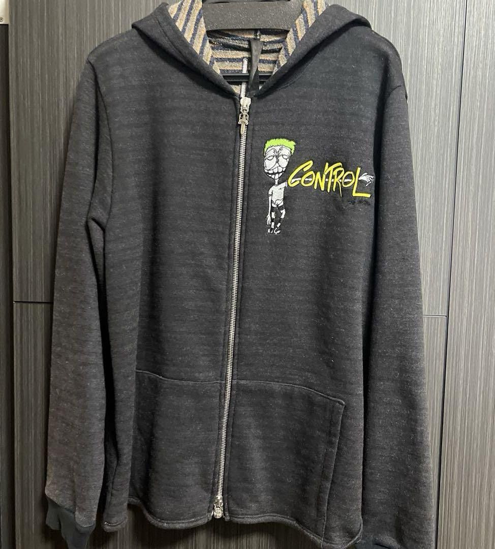 Chrome Hearts × Matty Boy Chrome Hearts Matty Boy beware control hoodie ...
