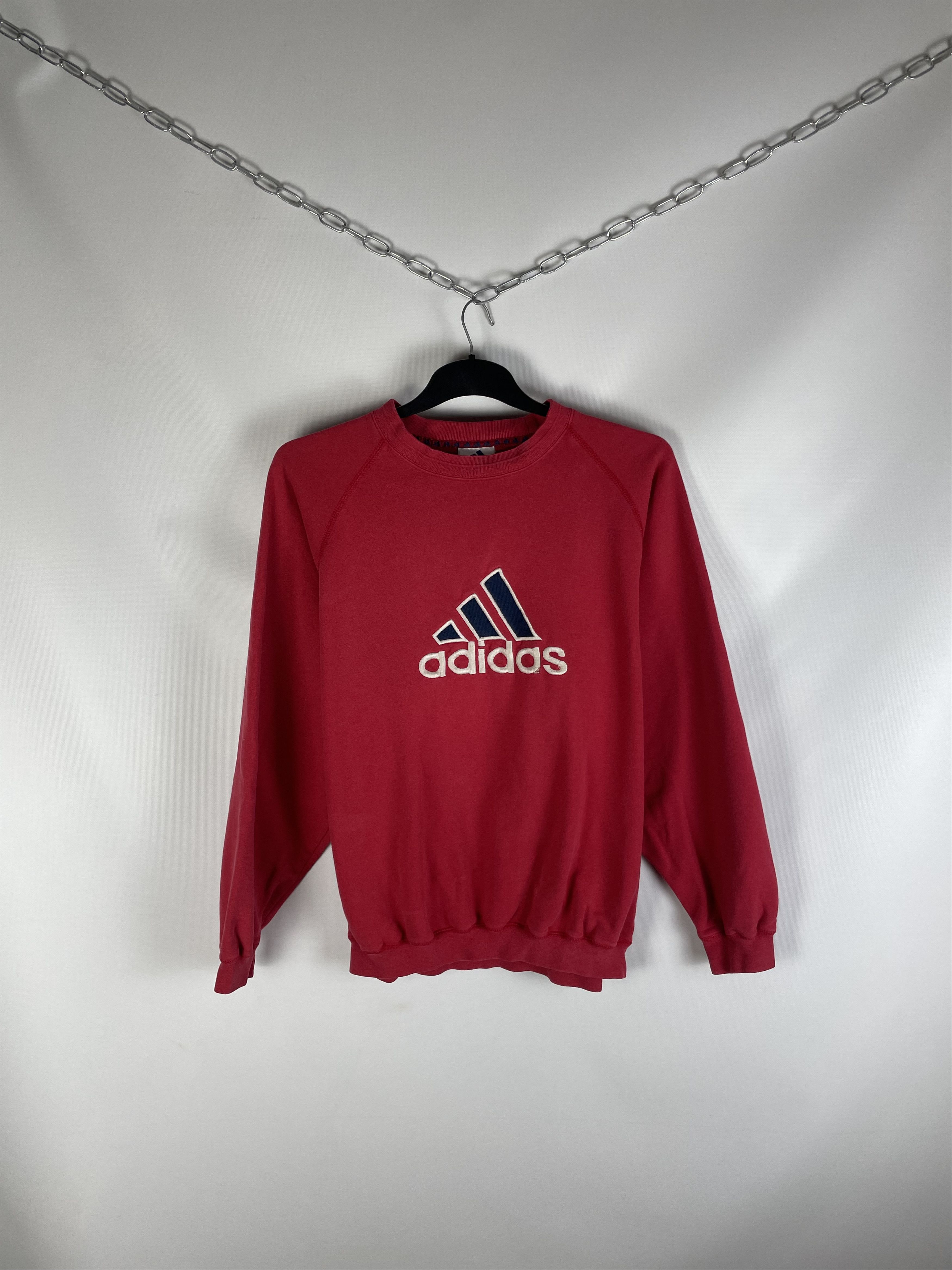 Adidas Vintage 90s Adidas Sweatshirt Size US L / EU 52-54 / 3 - 1 Thumbnail