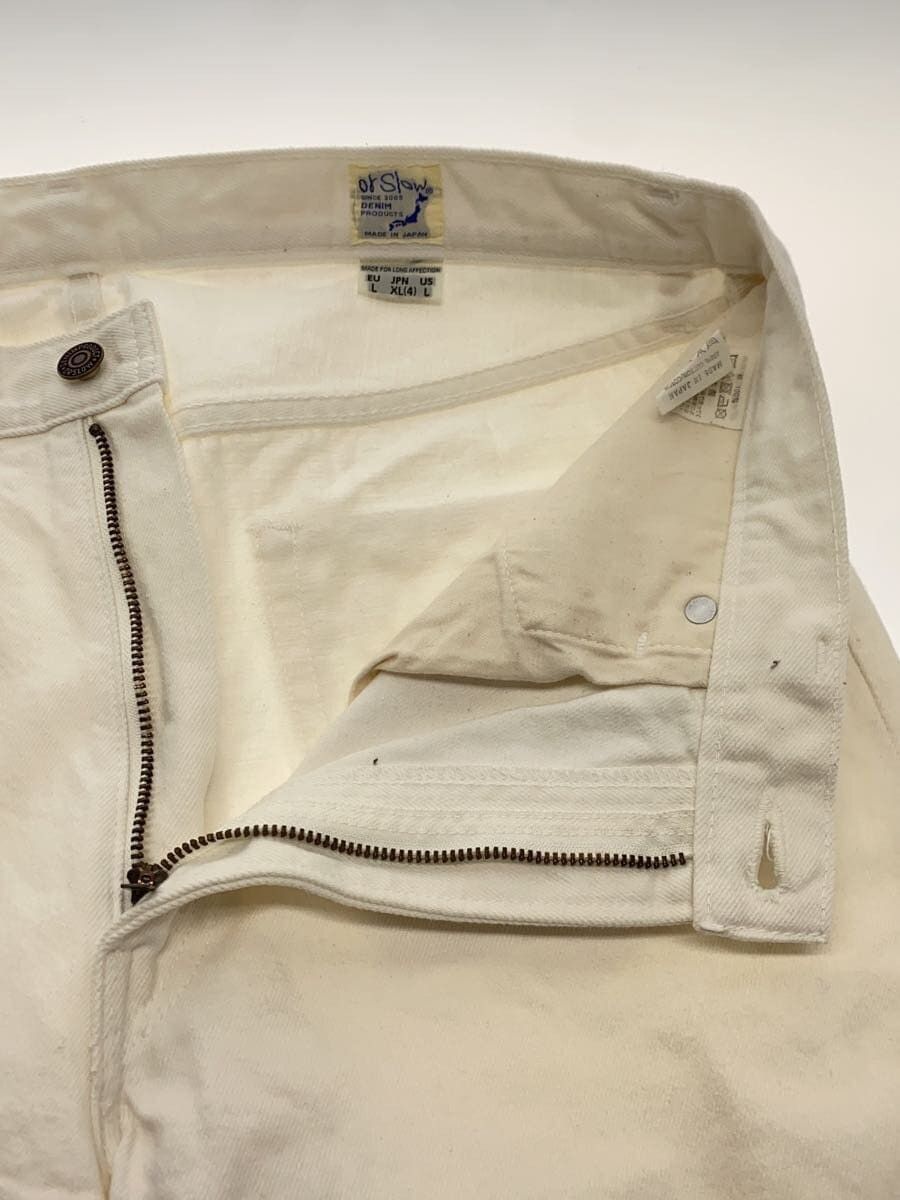 Orslow orslow japan white cotton trousers pants Size US 34 / EU 50 - 3 Thumbnail