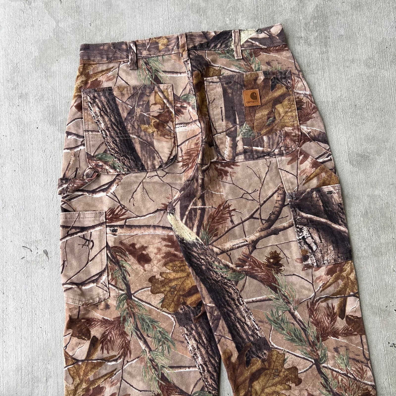 Carhartt × Vintage Carhartt Realtree camo double knee work wear carpenter pants Size US 31 - 2 Thumbnail