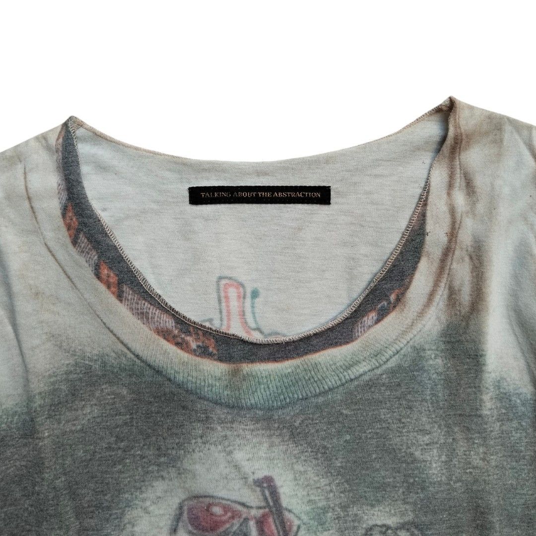 TALKING ABOUT THE ABSTRACTION TATA Trompe l'oeil rockstar tshirt Size US M / EU 48-50 / 2 - 3 Thumbnail