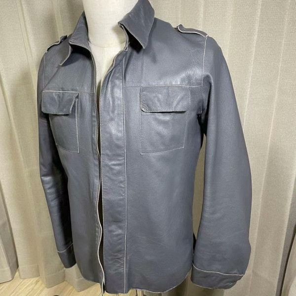 Marco Pescarolo Marco Tagliaferri Goat Leather Jacket Italy Size US S / EU 44-46 / 1 - 1 Thumbnail
