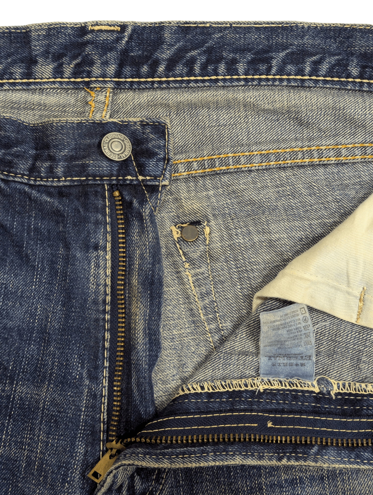 Eternal 🔥FREE SHIPPING🔥 ETERNAL 🇯🇵 SELVEDGE JEANS DENIM PAINTER Size US 34 / EU 50 - 13 Thumbnail