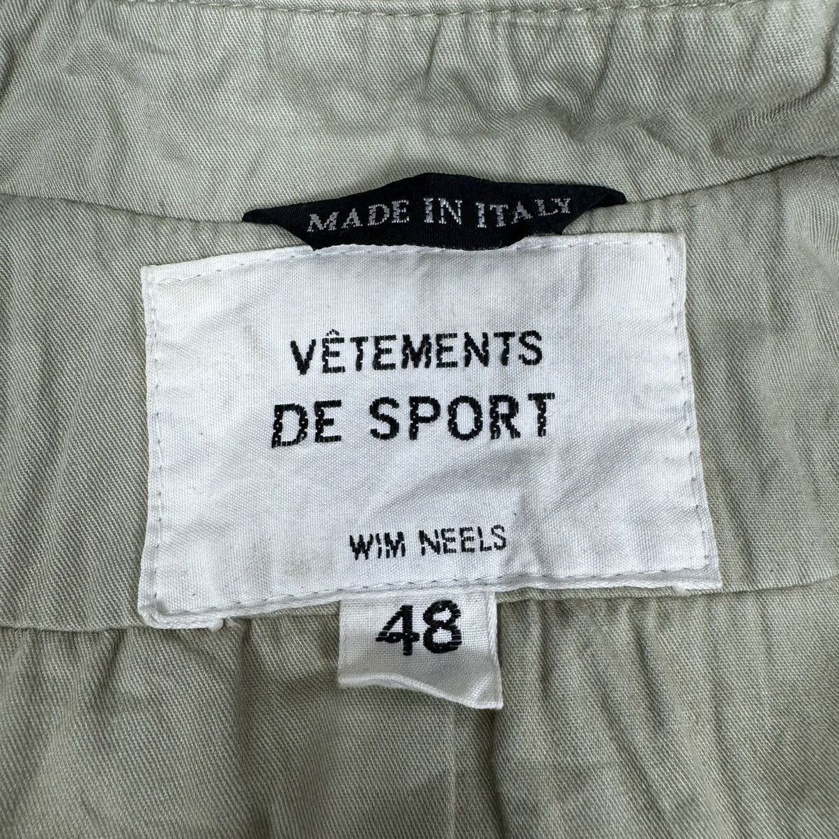 Vetements De Sport By Wim Neels × Wim Neels 🌟VETEMENTS DE SPORT WN ITALY DOUBLE COLLAR BIKER JACKET Size US M / EU 48-50 / 2 - 9 Thumbnail