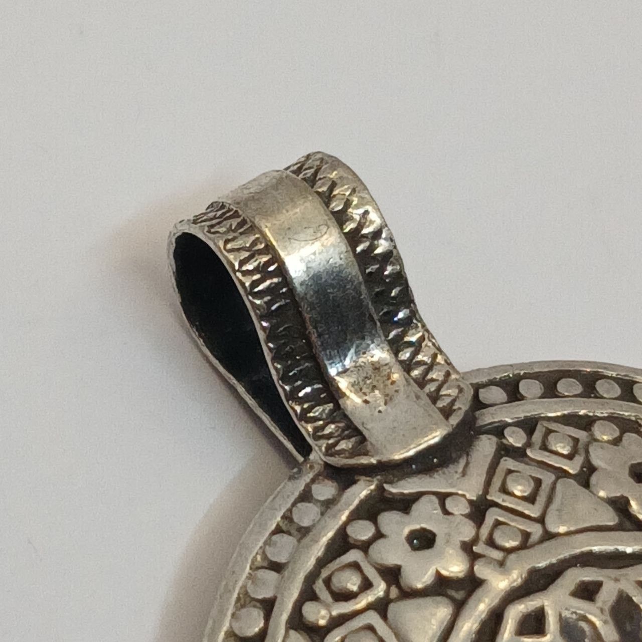 Vintage Vintage Egyptian 800 Silver Handmade Arabic Inscriptions Size ONE SIZE - 6 Thumbnail
