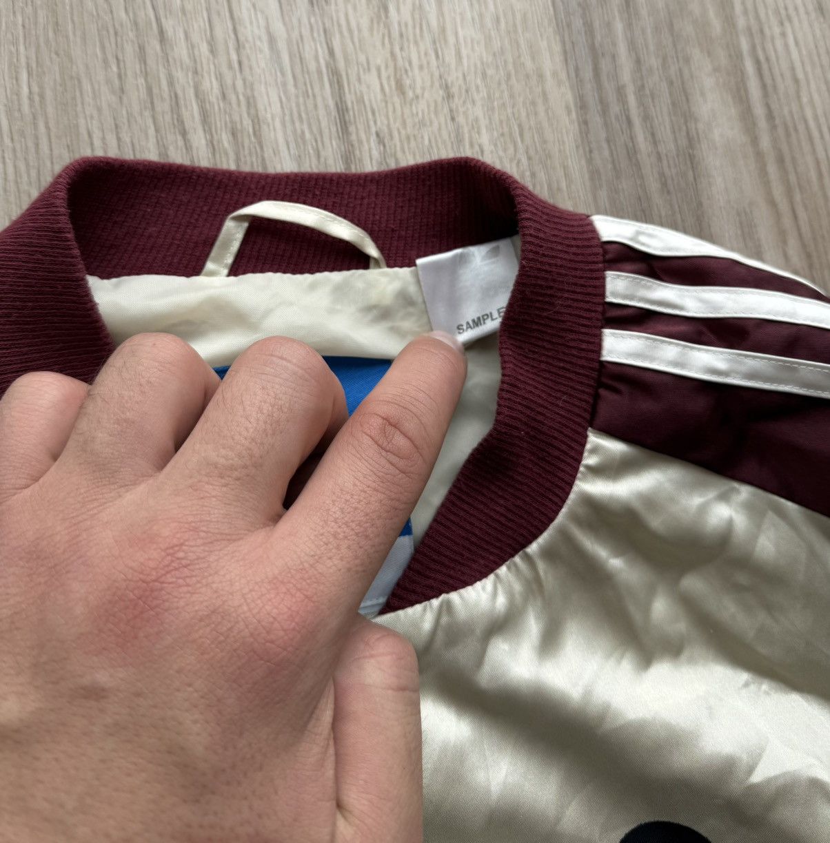 Vintage Adidas Blues 03 Sample Varsity Jacket
