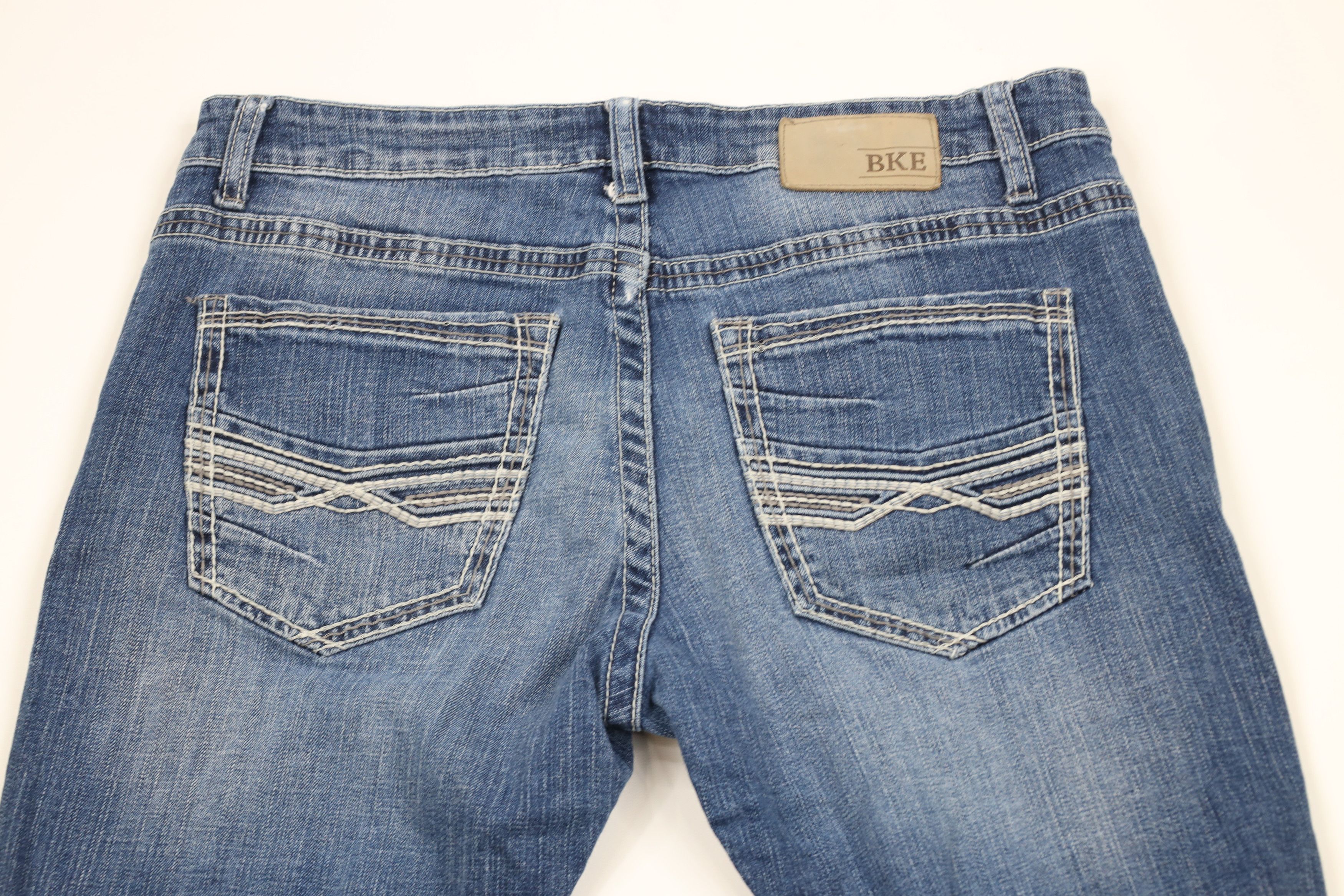 Vintage Buckle BKE Denim Stretch Jake Straight Leg Denim Jeans Size US 36 / EU 52 - 10 Thumbnail