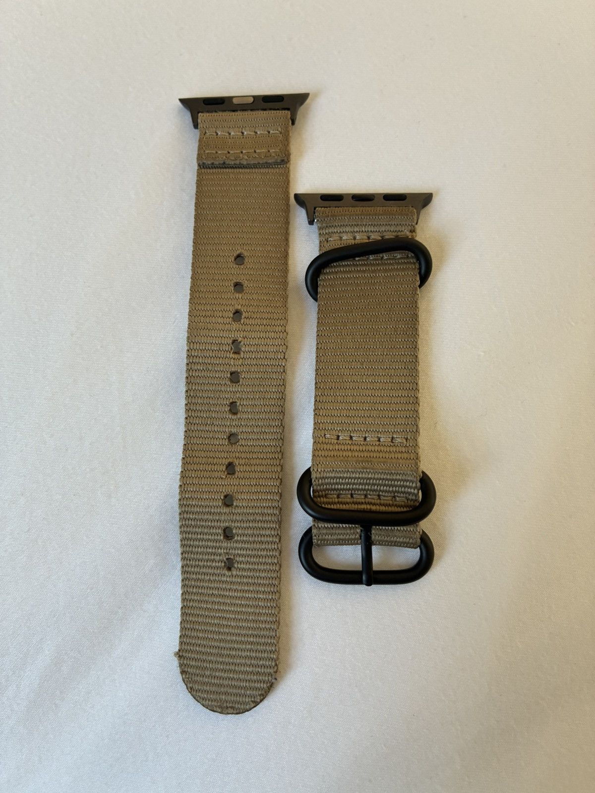 Other Carterjett Nylon Apple Watch Band Tan: 41/40/38mm Size ONE SIZE - 2 Thumbnail