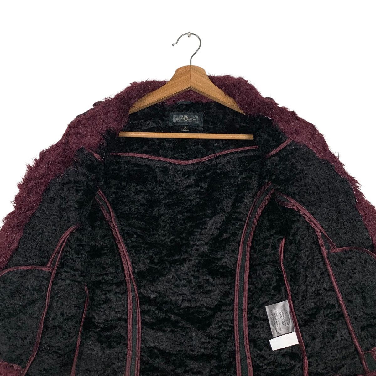 Wilsons Leather WILSONS LEATHER Fur Lined Suede Jacket Crop Jacket #2166-C95 Size S / US 4 / IT 40 - 12 Thumbnail