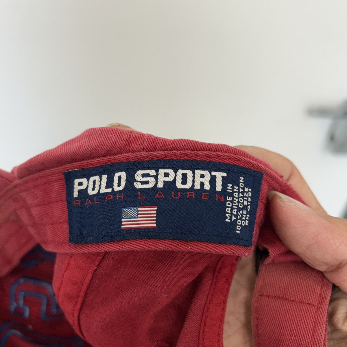 Polo Ralph Lauren red Vintage USA Ralph Lauren hats Size ONE SIZE - 3 Thumbnail
