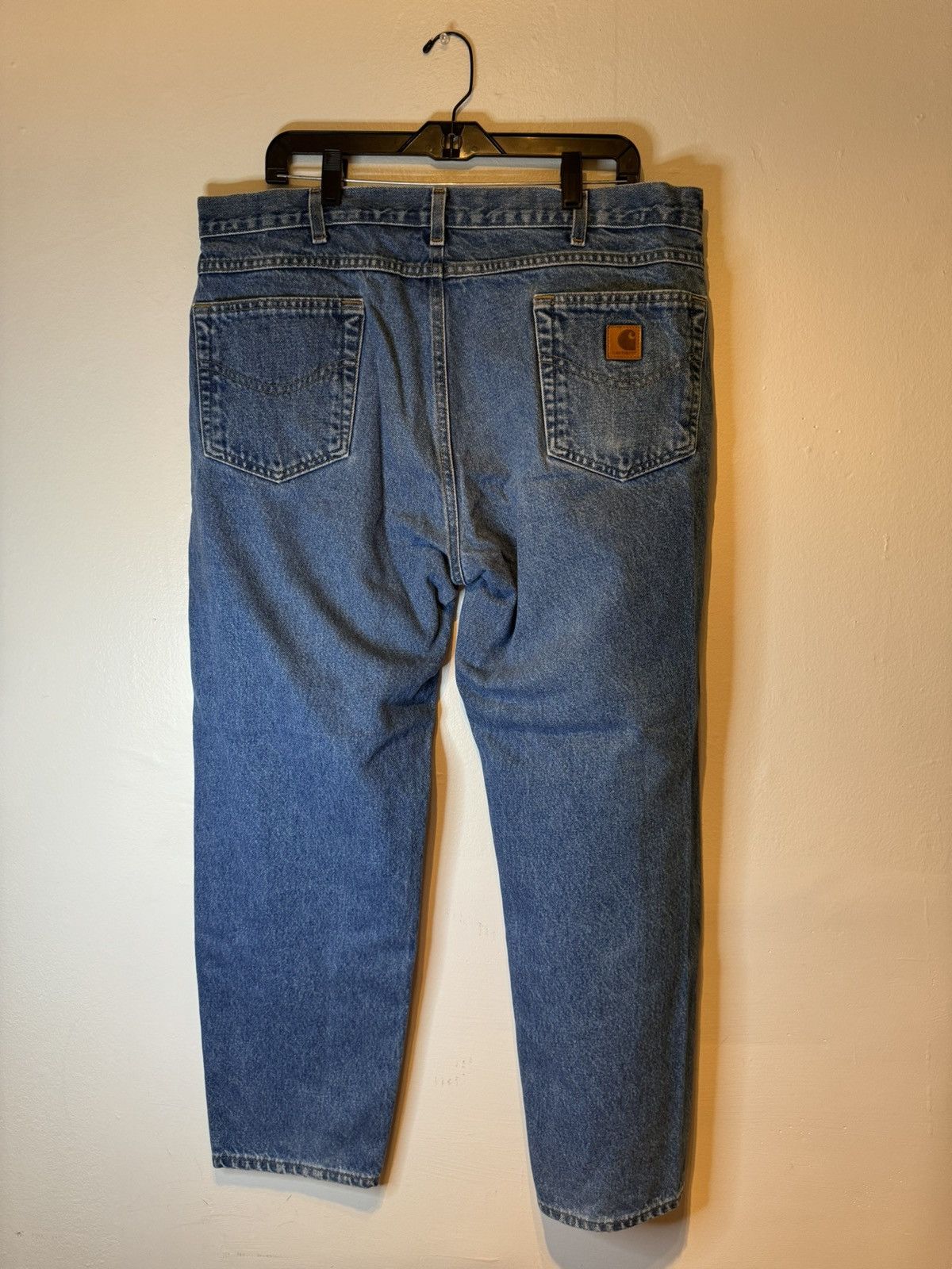 Carhartt Carhartt Jeans Size 38x30 817-DST Blue Denim Relaxed Fit Size US 38 / EU 54 - 5 Thumbnail