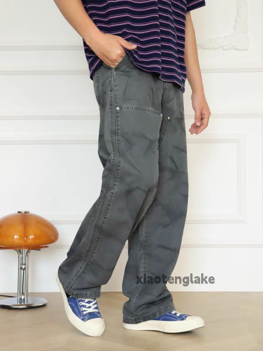 Vintage otl kapital junyawatanabe style loose baggy carpenter pants Size US 34 / EU 50 - 7 Thumbnail