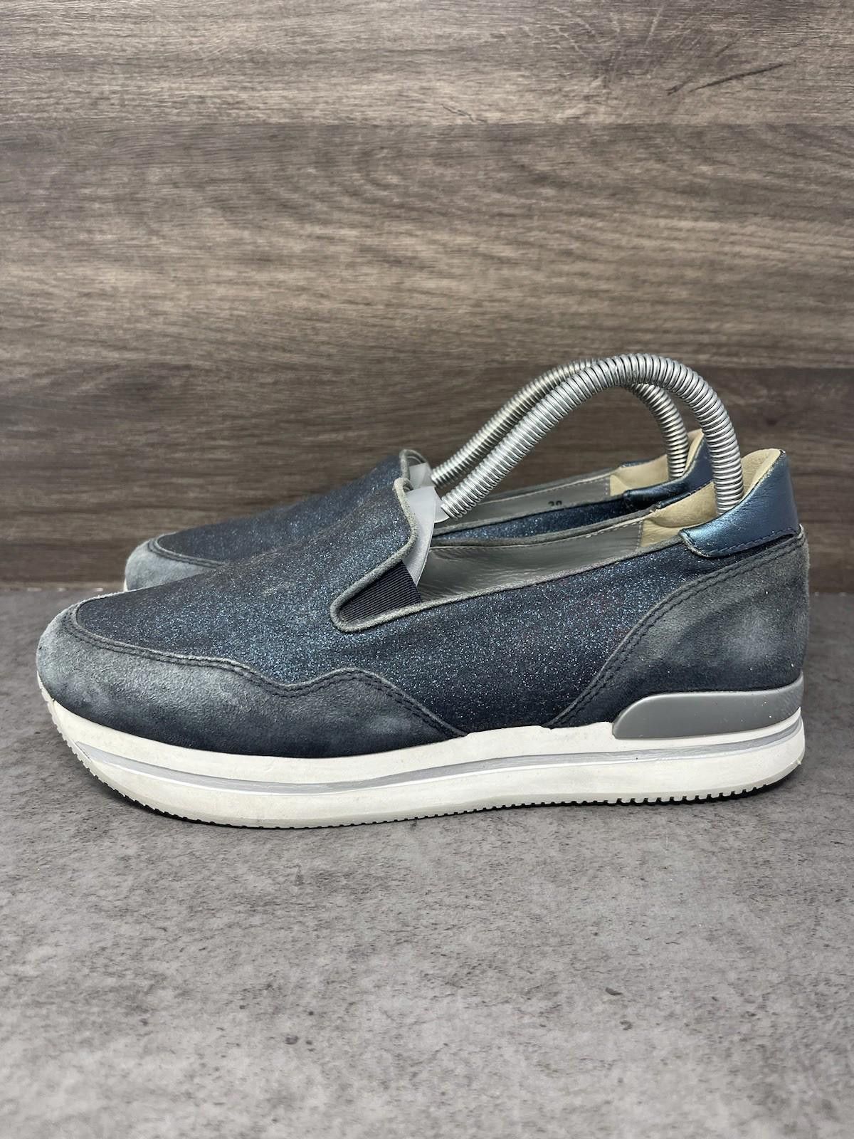 Hogan HOGAN Shoes Womens Size 8 (39) H222 Blue Glitter Size US 8 / IT 38 - 1 Thumbnail