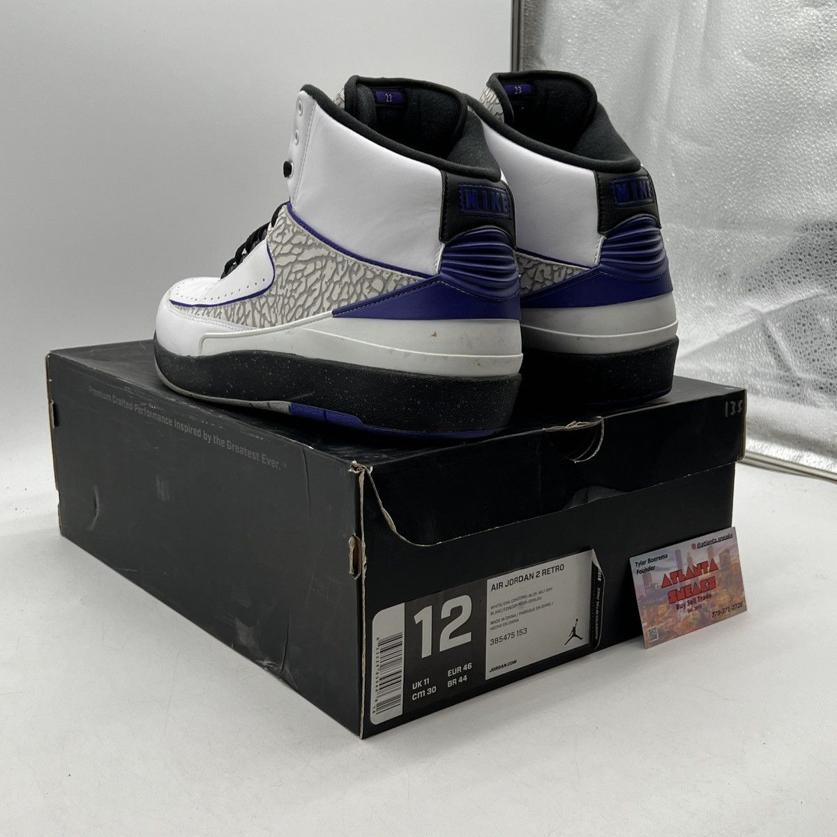 Jordan Brand Air Jordan 2 Corcord Size US 12 / EU 45 - 4 Thumbnail