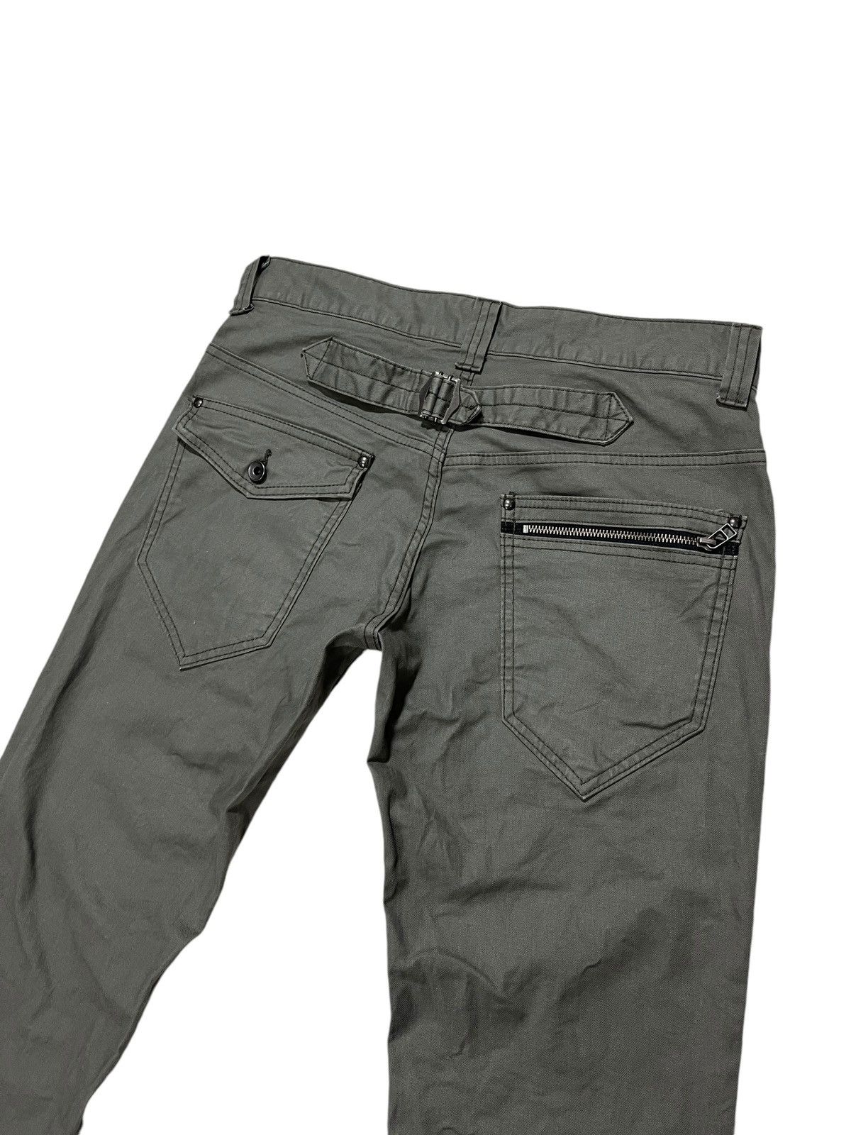 Designer × Japanese Brand UNBRAND MADE IN JAPAN BUCKLE BACK PANT Size US 34 / EU 50 - 4 Thumbnail