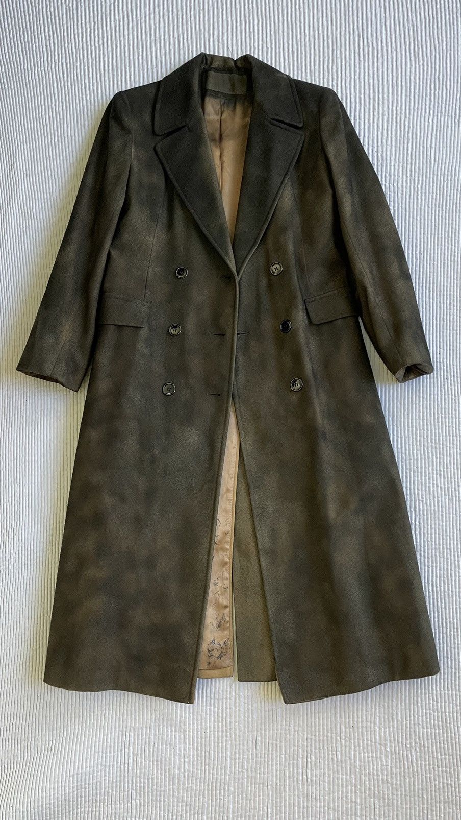 Handmade Painted Black Wool Topcoat Size US M / EU 48-50 / 2 - 1 Thumbnail
