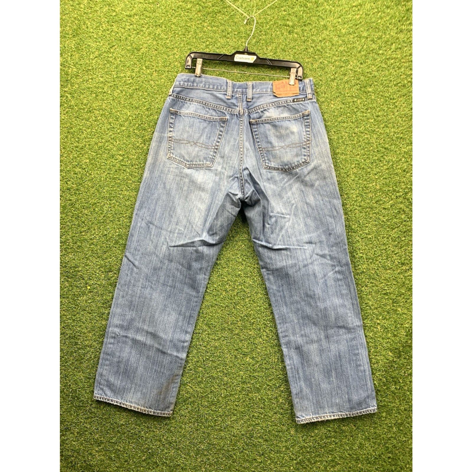 Lucky Brand VINTAGE Lucky Brand Jeans Men 34x28 Jeans Relaxed Straight Denim Blue 181 USA Vintage Mens Size US 34 / EU 50 - 2 Thumbnail