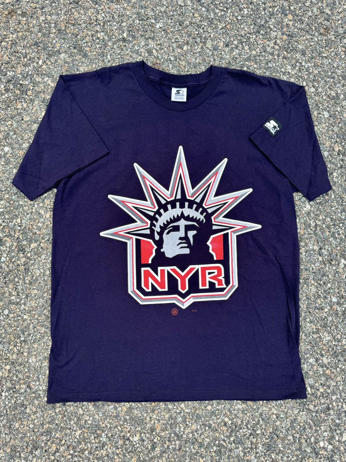NHL × Starter × Vintage Vintage Starter Messier New York Rangers 90’s Jersey Shirt Size US L / EU 52-54 / 3 - 3 Thumbnail