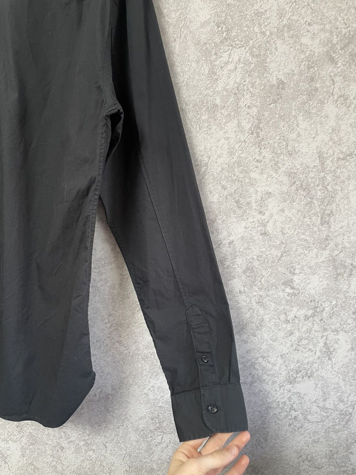 Allsaints Allsaints Basic Black Long Sleeve Shirt Button Up Size US S / EU 44-46 / 1 - 19 Thumbnail