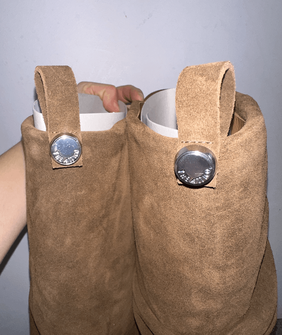 The Attico Rea Suede Leather Tube Boots Size US 7.5 / IT 37.5 - 10 Thumbnail