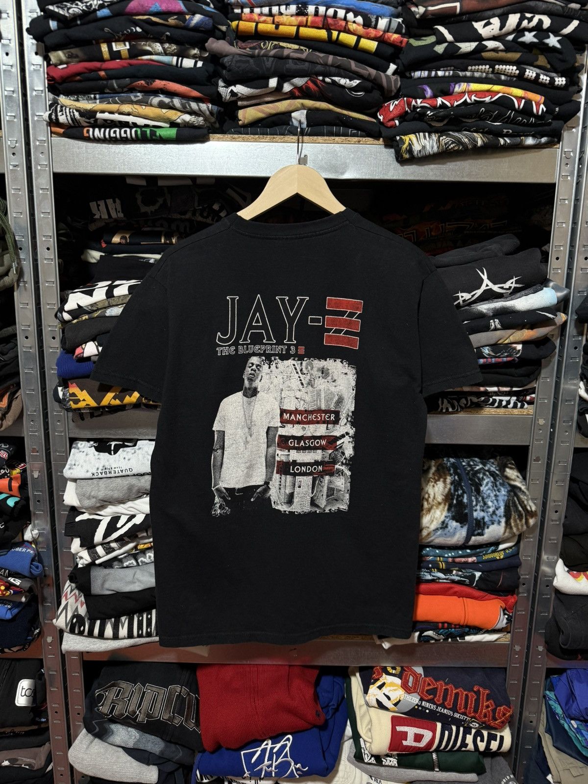 Rap Tees Vintage 2009 Jay Z Blueprint 3 Rap Tour T-Shirt Y2K Hype Size US L / EU 52-54 / 3 - 1 Thumbnail