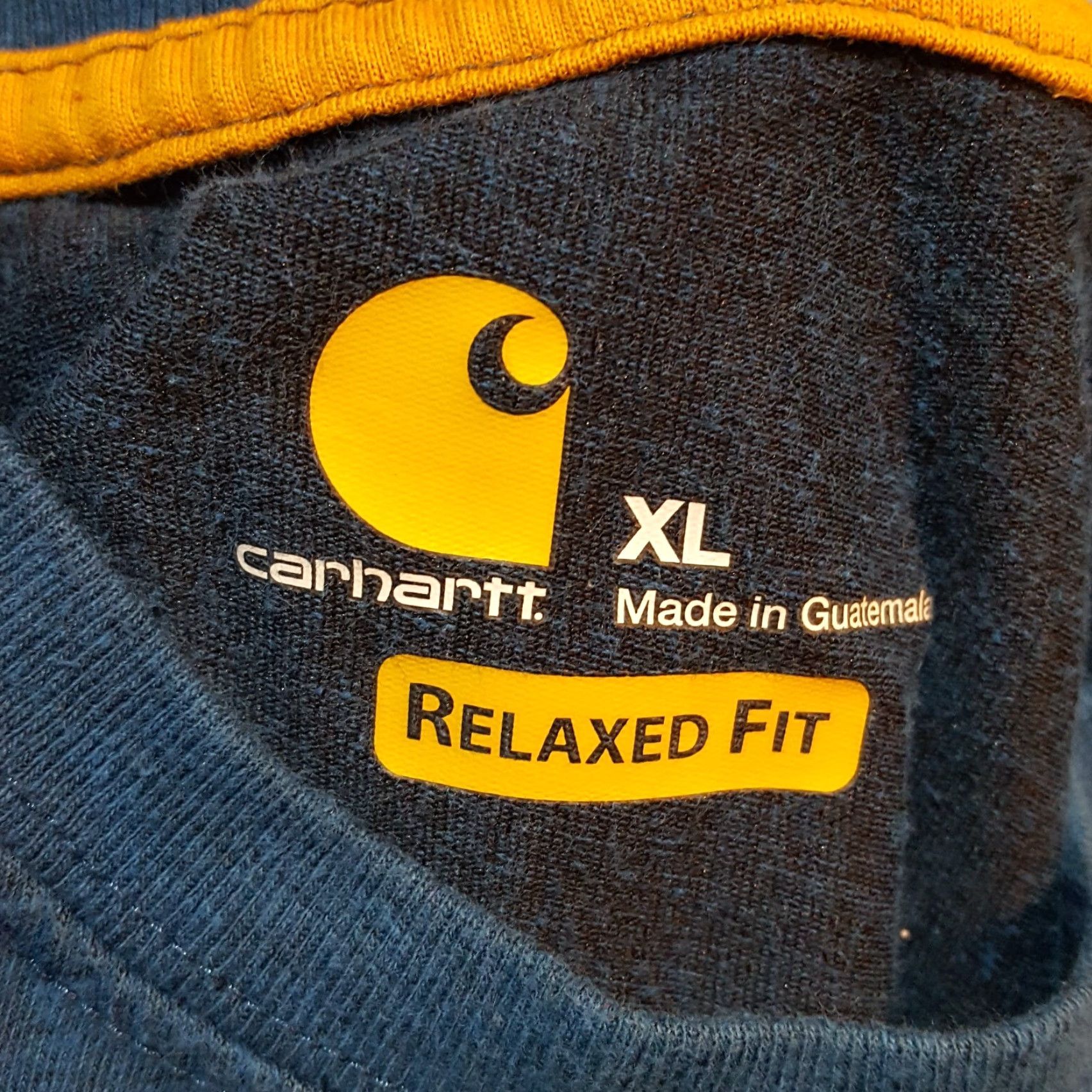 Carhartt Vintage Carhartt Men's XL T-Shirt Crew Neck Short Sleeve Cotton Blue Retro Outdoor Workwear Y2K Size US XL / EU 56 / 4 - 7 Thumbnail