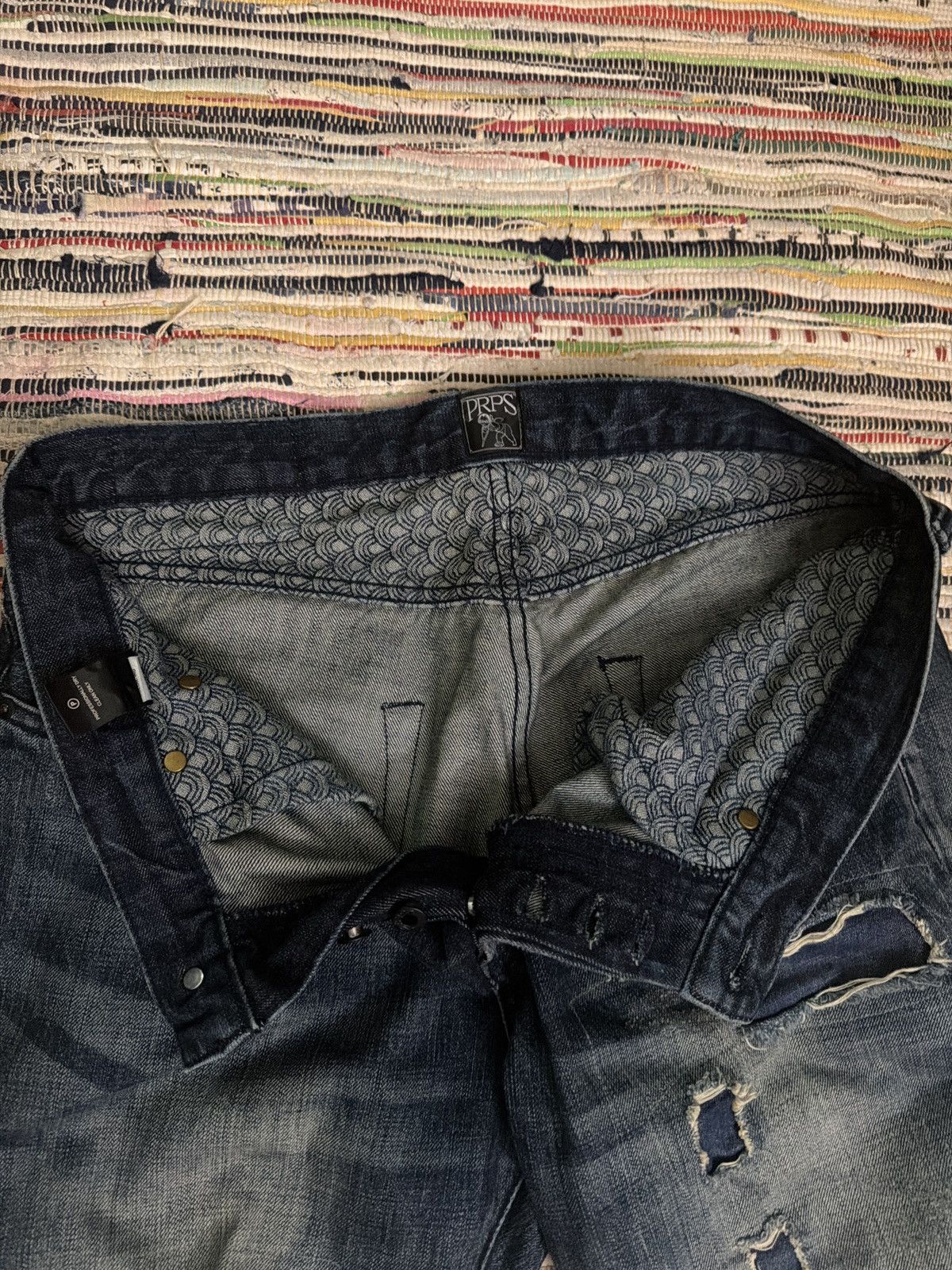 Prps Indigo Repair Denim Size US 32 / EU 48 - 4 Thumbnail