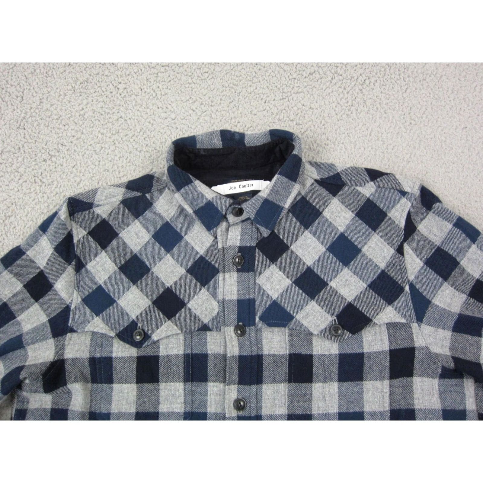 Pendleton Pendleton Weston Flannel Shirt Mens Large Blue 100% Wool Button Up Size US L / EU 52-54 / 3 - 2 Thumbnail