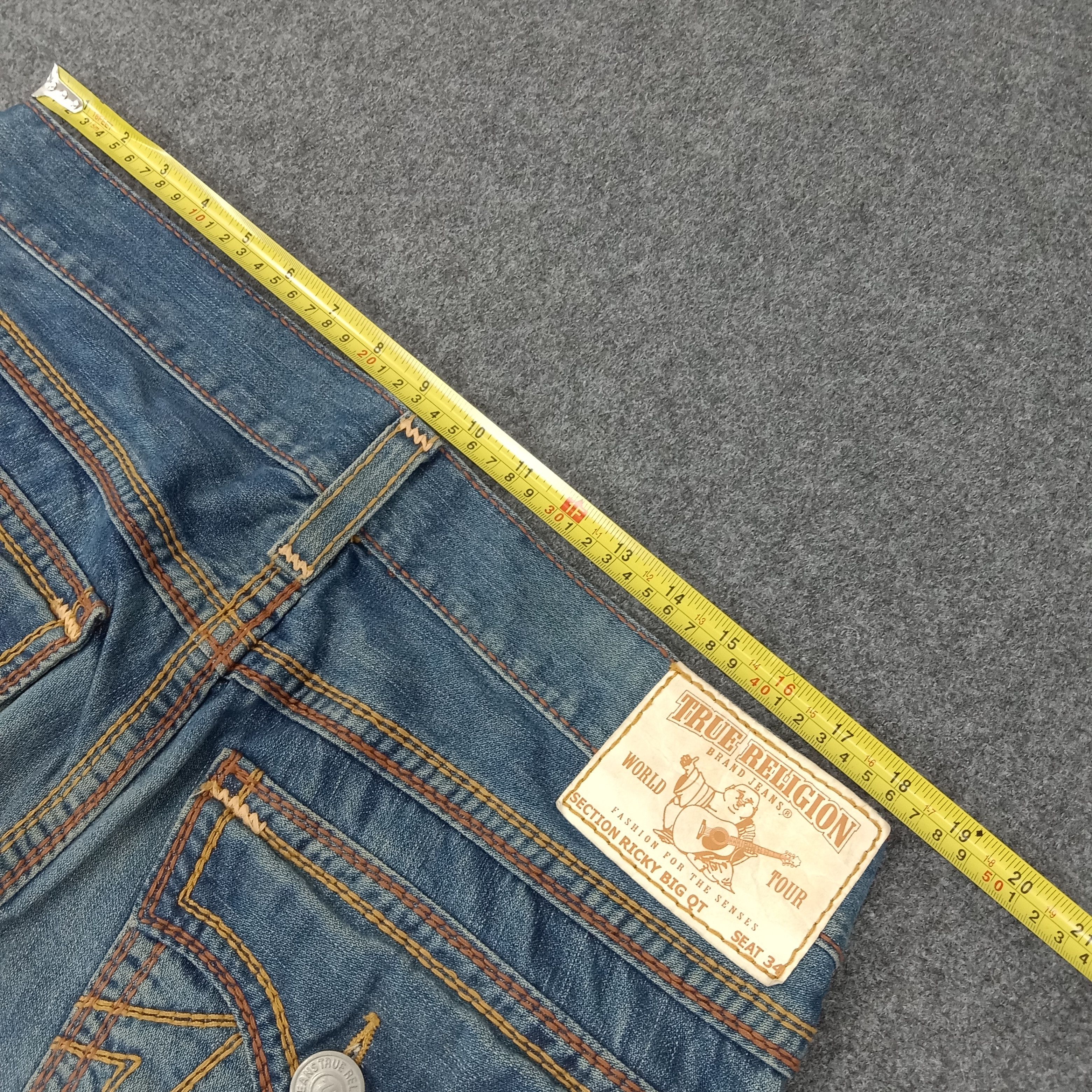 True Religion True Religion American Denim Jeans C258N5 Size US 37 - 10 Thumbnail